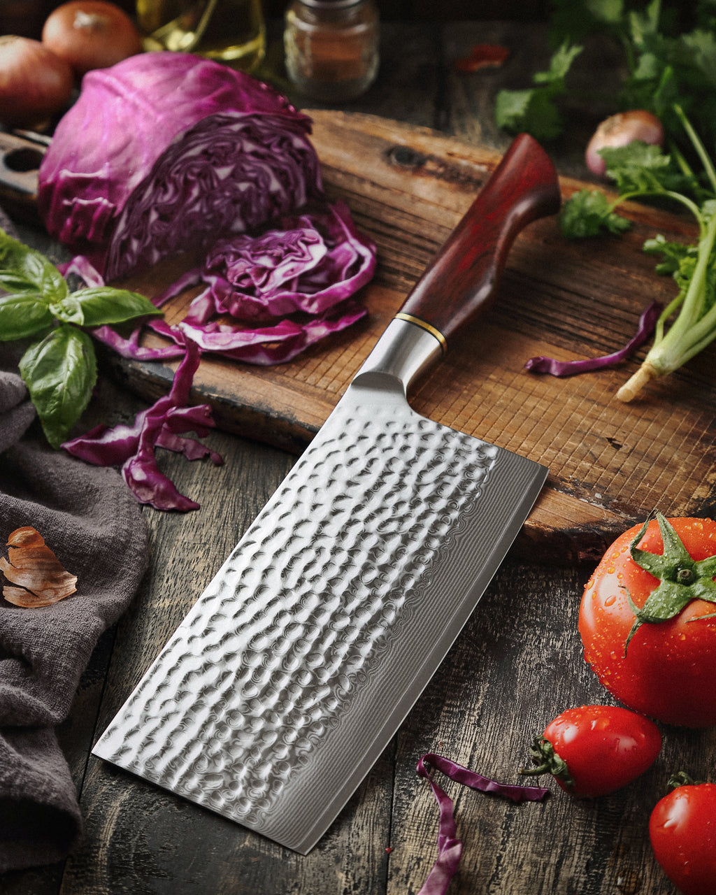 4 Piece Knife Set + Magnetic Block